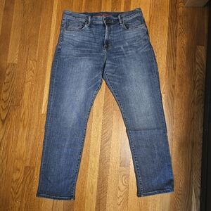 Lucky Brand Men's Washed Blue 410 Athletic Straight Jeans